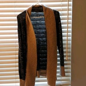 Open long sweater